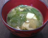 レバーの粉入りお味噌汁作り方6写真