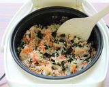 桜えびとわかめの混ぜご飯作り方3写真