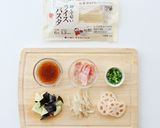 黒酢香る♪秋野菜の揚げ焼きサラダパスタ作り方2写真