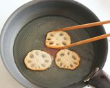 黒酢香る♪秋野菜の揚げ焼きサラダパスタ作り方5写真