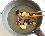 黒酢香る♪秋野菜の揚げ焼きサラダパスタ作り方7写真
