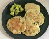 キウイのパンケーキ【卵不使用】離乳食にも作り方3写真