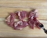 揚げ鶏の黒酢かけカレー作り方3写真