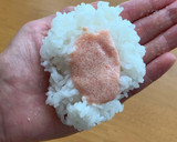 みんな大好き！はばのり明太マヨのおにぎり作り方3写真