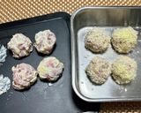豚こまdeひと口チーズカツ作り方3写真