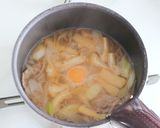 秋の十五夜に♪牛肉のお月見フォー作り方6写真