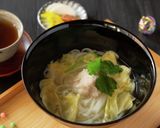 秋の十五夜に♪牛肉のお月見フォー作り方8写真