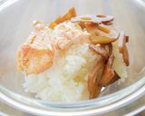 \\磯が薫る//秋鮭とレンコンのまぜご飯作り方6写真