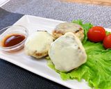 洋風お月見椎茸の肉詰め作り方10写真