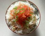 しあわせ明太子バターしょうゆ丼作り方3写真