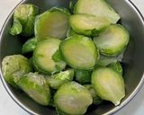 スキレットで芽キャベツのサブジ作り方1写真
