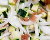 ズッキーニのイタリアン風かき揚げ作り方1写真