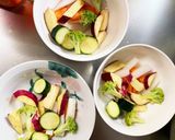 根菜茄子きな粉ガパオライス味温野菜サラダ作り方7写真