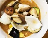 根菜茄子きな粉ガパオライス味温野菜サラダ作り方14写真