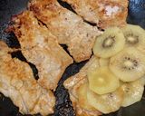 柔らか焼肉！　キウイの生姜焼き作り方6写真