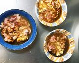 レンジもやし入ウスタートンテキ味甘酢酢豚作り方4写真