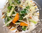 レンジもやし入ウスタートンテキ味甘酢酢豚作り方12写真