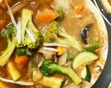 レンジもやし入ウスタートンテキ味甘酢酢豚作り方16写真