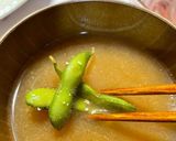 だだちゃ豆(枝豆)の味噌汁作り方4写真