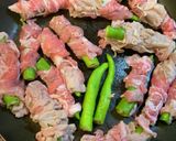甘長ピーマンの豚肉巻き　甘辛照り焼き作り方2写真