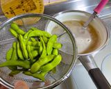 だだちゃ豆(枝豆)の味噌汁作り方3写真