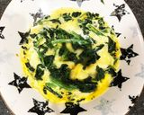レンジで簡単。ほうれん草のチーズ卵とじ作り方3写真