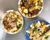 簡単まるで肉まん味豚こま大根青椒肉絲風作り方15写真