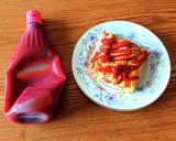 週末の朝☀️スパムと夏野菜の贅沢オムレツ作り方6写真