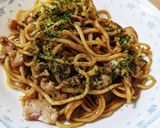 豚バラ肉焼きそば作り方6写真