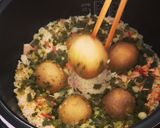 同時に二品！炊飯器で簡単！炒飯&ポテサラ作り方3写真