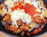 タコスミートで茄子のチーズ焼き作り方6写真