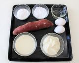 米粉をつかったさつまいもフライパンケーキ作り方1写真