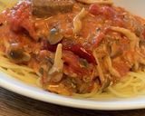 濃厚！トマトクリームチーズパスタ　腸活作り方9写真