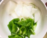レンジ肉無チクワきな粉カルボ味野菜炒め作り方6写真