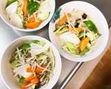 レンジ肉無チクワきな粉カルボ味野菜炒め作り方13写真