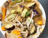 レンジ肉無チクワきな粉カルボ味野菜炒め作り方15写真