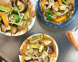 レンジ肉無チクワきな粉カルボ味野菜炒め作り方17写真