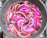 デザートになる紫玉ネギの甘酢煮作り方3写真