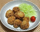 豚こまdeひと口チーズカツ作り方5写真
