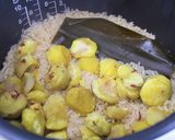 栗ごはん(香ばしいしょうゆ味）作り方5写真