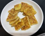 【離乳食】【手掴み】卵（豆腐）ご飯焼き作り方4写真