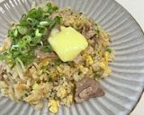 にんにくバターのガッツリ炒飯！作り方8写真