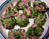 ニラたっぷり豚肉つくね　ニラだれ作り方4写真