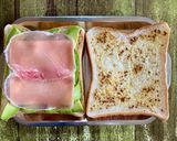 生ハムアボカドモッツァレラのホットサンド作り方3写真