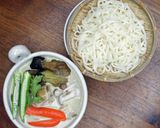 焼きなすのグリーンカレーつけうどん作り方8写真