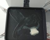 話題のパウダーで。プリンクルホットサンド作り方4写真