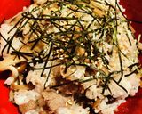 牛肉、ごぼう、舞茸の混ぜご飯作り方5写真