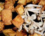 カリッと焼き厚揚げ　ガドガド風ソース作り方1写真