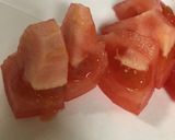 トマトとしらすのごま油だれがけ豆腐作り方1写真