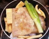 牛アキレスと大根油揚げの煮もの作り方2写真